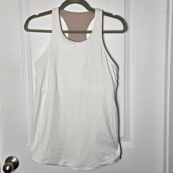 Lululemon Final Lap Tank - 10 White - Picture 4 of 7